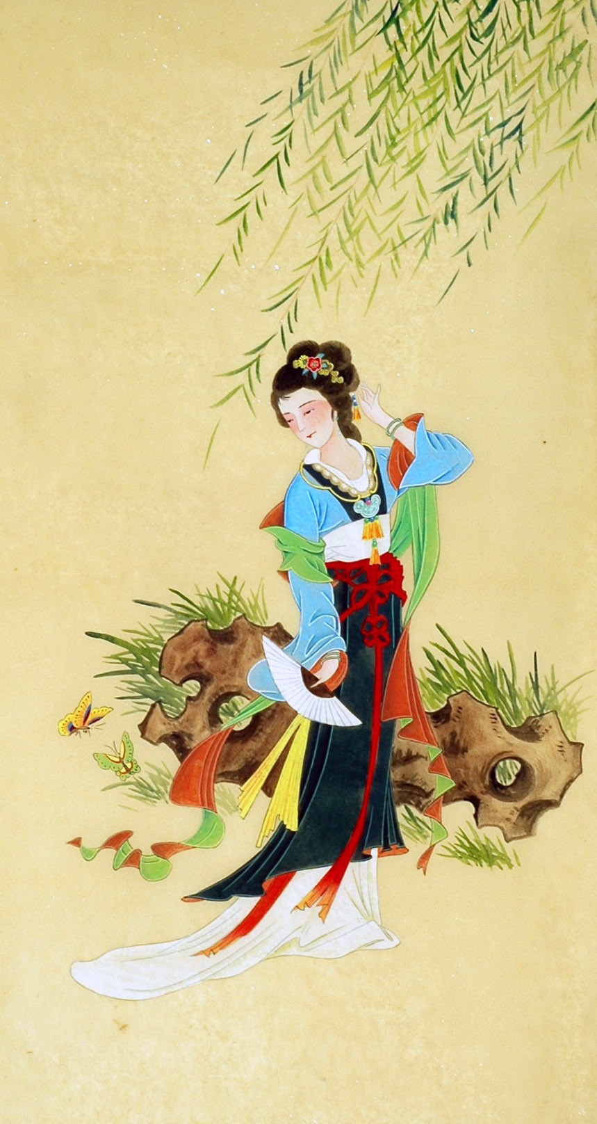 Chinese Beautiful Ladies Painting - CNAG009246