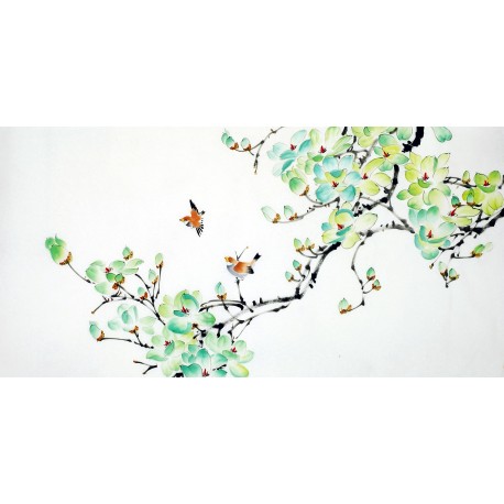 Chinese Flowers&Trees Painting - CNAG009258