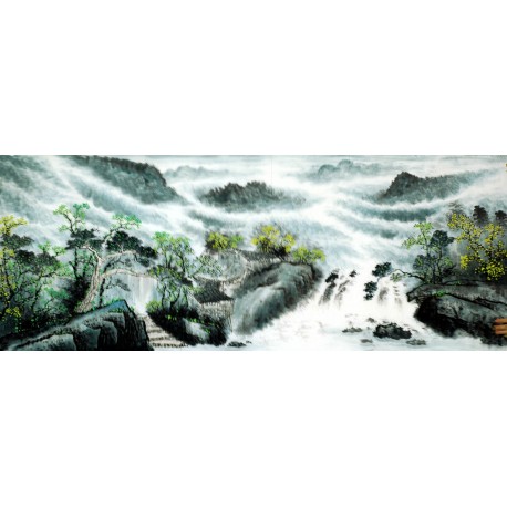 Chinese Landscape Painting - CNAG009262