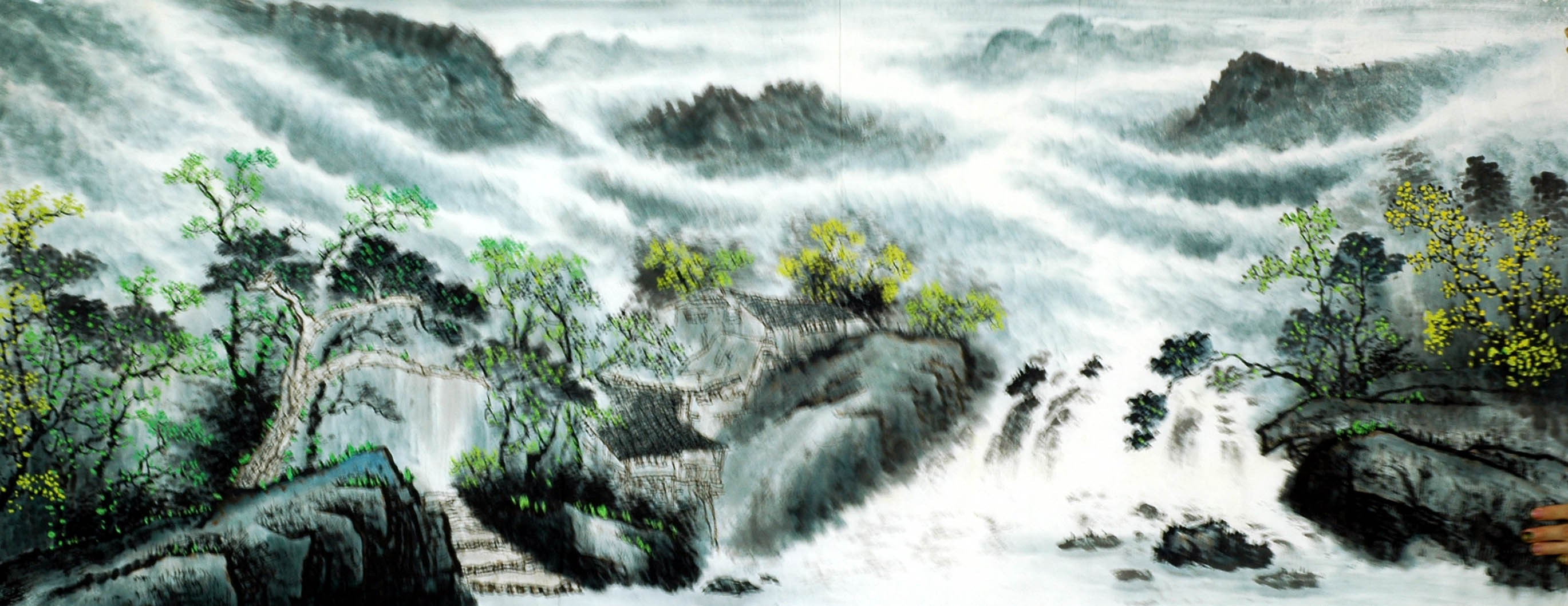 Chinese Landscape Painting - CNAG009262