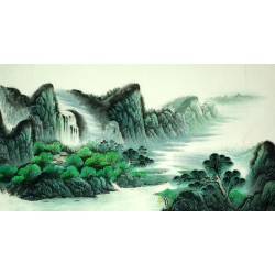 Chinese Landscape Painting - CNAG009266