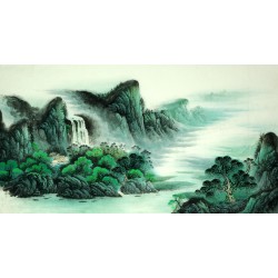 Chinese Landscape Painting - CNAG009268