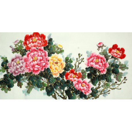 Chinese Peony Painting - CNAG009277
