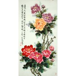 Chinese Peony Painting - CNAG009280