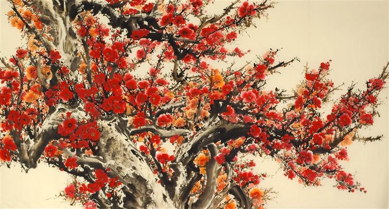 Chinese Plum Painting - CNAG009282