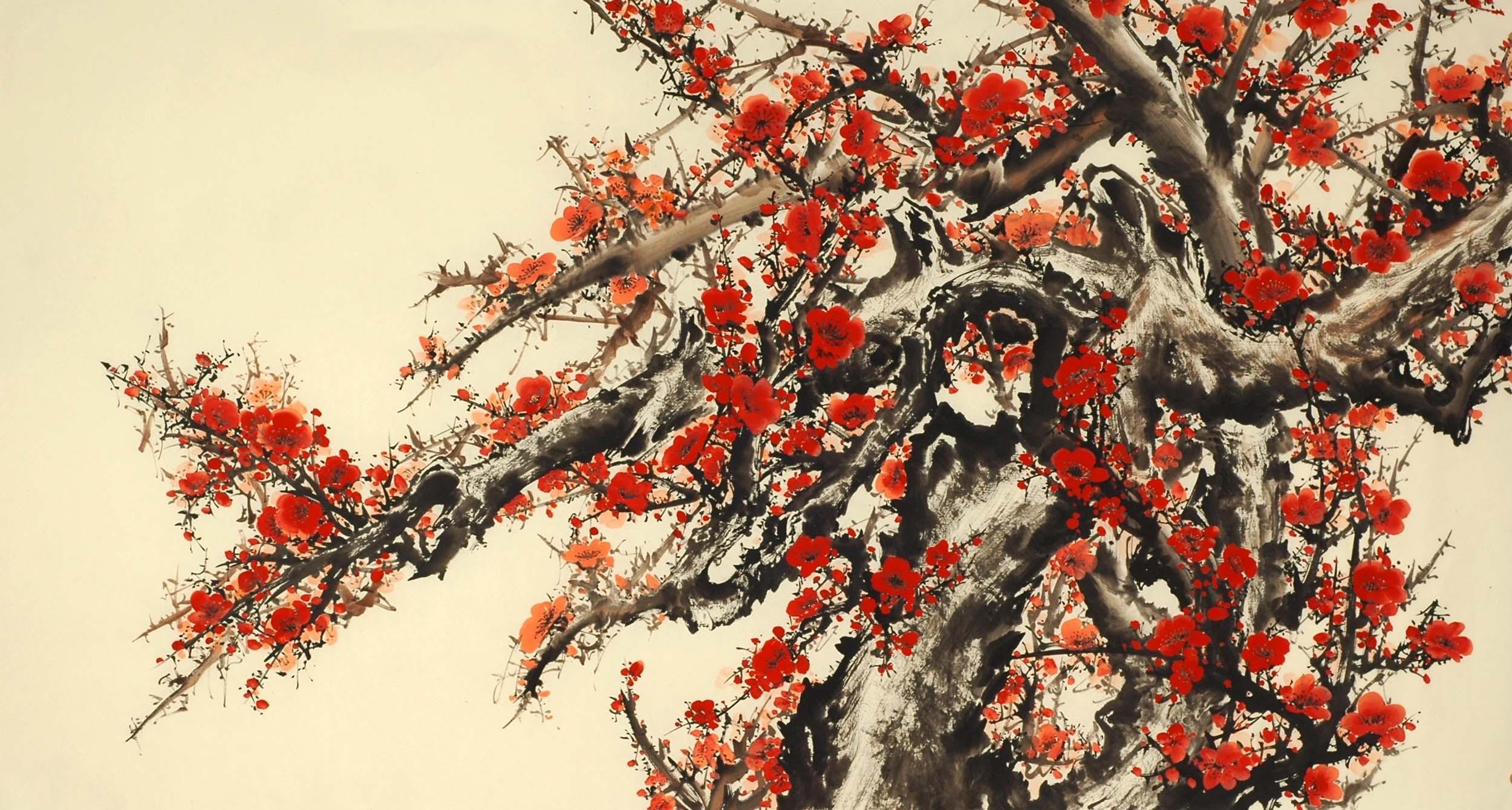 Chinese Plum Painting - CNAG009283