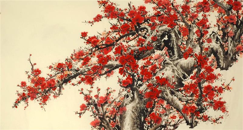 Chinese Plum Painting - CNAG009284