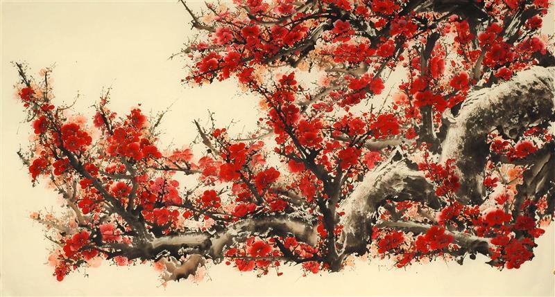 Chinese Plum Painting - CNAG009286