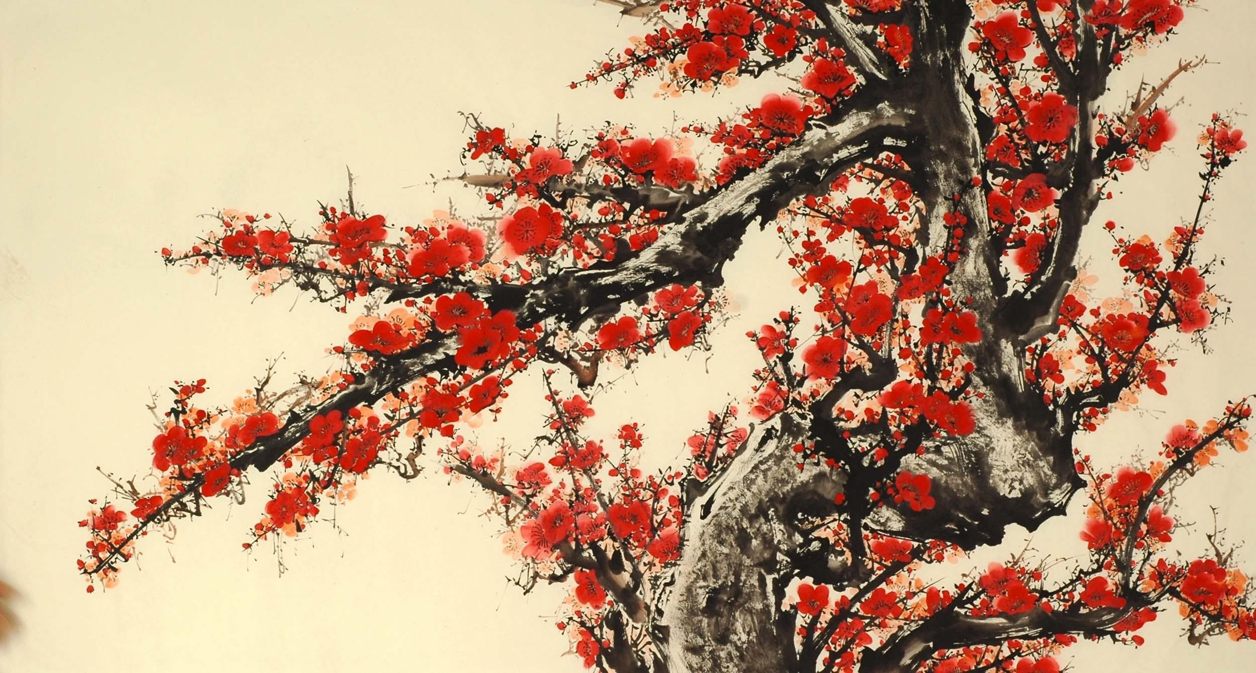 Chinese Plum Painting - CNAG009287