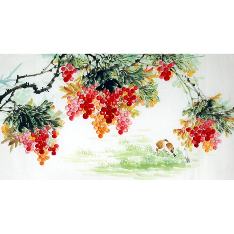 Chinese Flowers&Trees Painting - CNAG009291