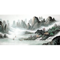 Chinese Landscape Painting - CNAG009298