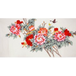 Chinese Peony Painting - CNAG009306