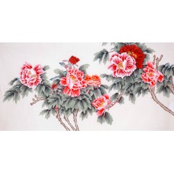 Chinese Peony Painting - CNAG009307