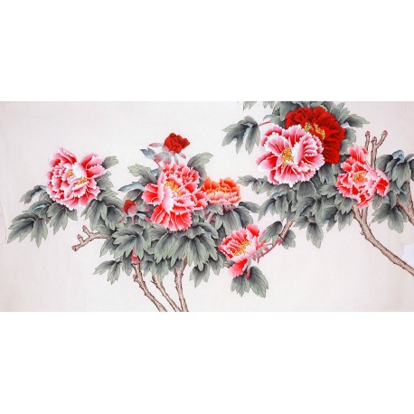 Chinese Peony Painting - CNAG009307