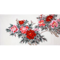 Chinese Peony Painting - CNAG009311