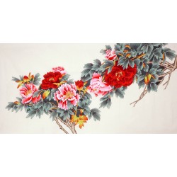 Chinese Peony Painting - CNAG009313