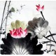 Chinese Lotus Painting - CNAG009321