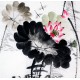 Chinese Lotus Painting - CNAG009324