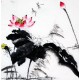 Chinese Lotus Painting - CNAG009326