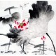 Chinese Lotus Painting - CNAG009327