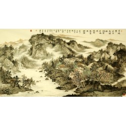 Chinese Landscape Painting - CNAG009340