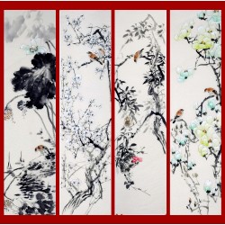 Chinese Flowers&Trees Painting - CNAG009342