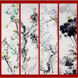 Chinese Flowers&Trees Painting - CNAG009343
