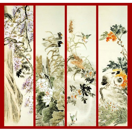 Chinese Flowers&Trees Painting - CNAG009349