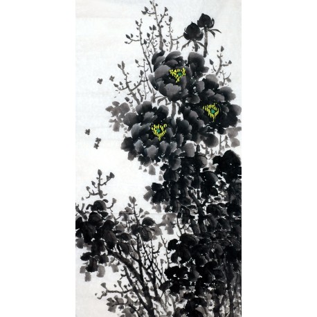 Chinese Peony Painting - CNAG009358