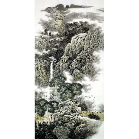 Chinese Landscape Painting - CNAG009368