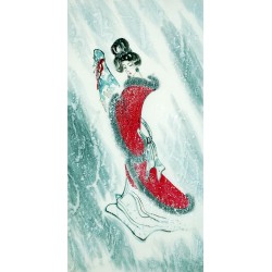 Chinese Beautiful Ladies Painting - CNAG009371