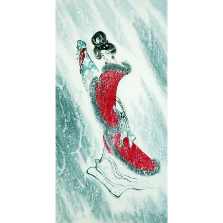 Chinese Beautiful Ladies Painting - CNAG009371