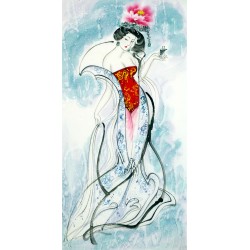 Chinese Beautiful Ladies Painting - CNAG009374