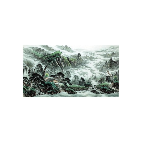 Chinese Landscape Painting - CNAG009382