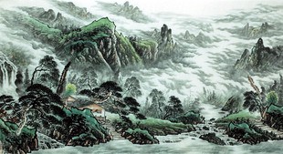 Chinese Landscape Painting - CNAG009382