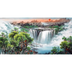 Chinese Landscape Painting - CNAG009391