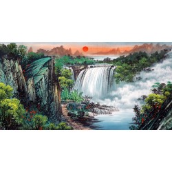 Chinese Landscape Painting - CNAG009392