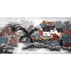 Chinese Landscape Painting - CNAG009395