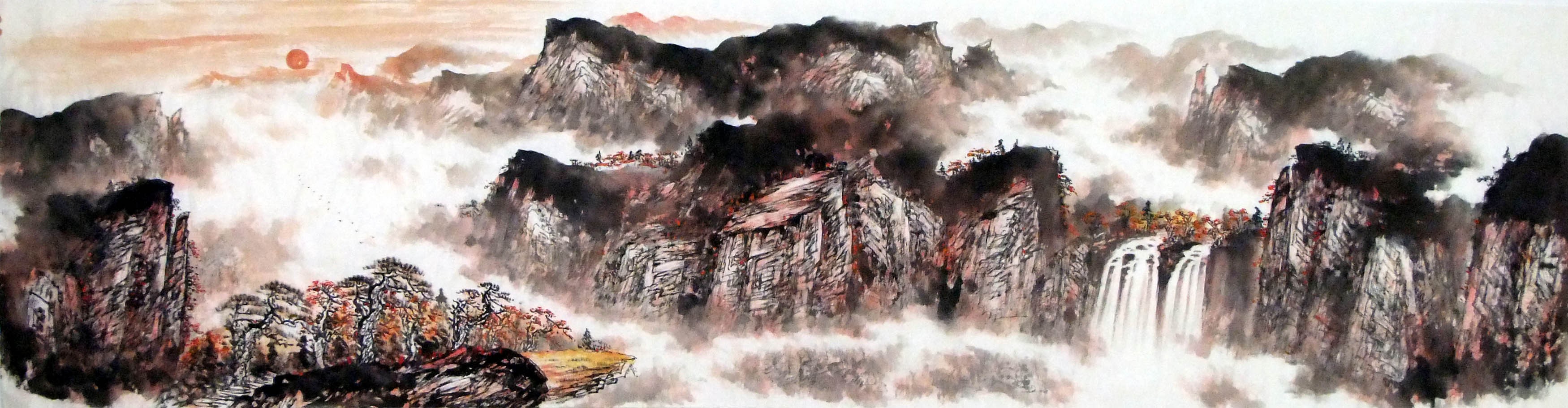 Chinese Landscape Painting - CNAG009399