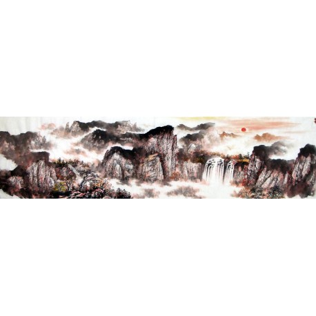 Chinese Landscape Painting - CNAG009400