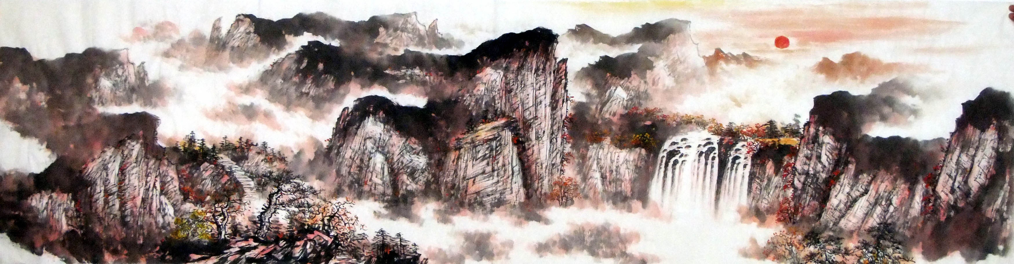Chinese Landscape Painting - CNAG009400