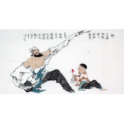 Chinese Figure Painting - CNAG009401