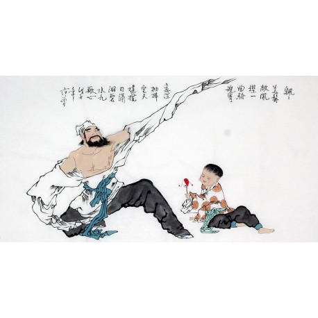 Chinese Figure Painting - CNAG009401