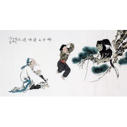 Chinese Figure Painting - CNAG009403
