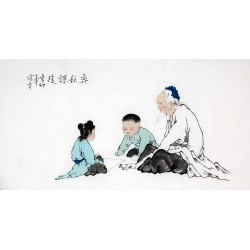 Chinese Figure Painting - CNAG009407