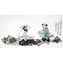 Chinese Figure Painting - CNAG009408