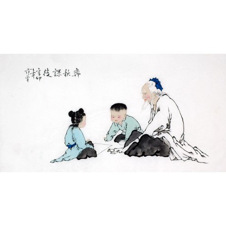 Chinese Figure Painting - CNAG009410
