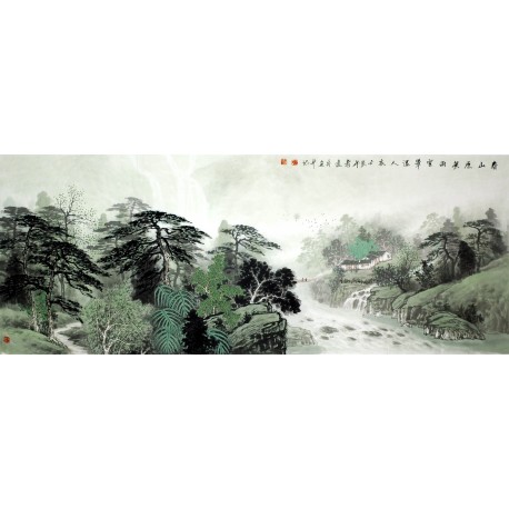Chinese Landscape Painting - CNAG009418