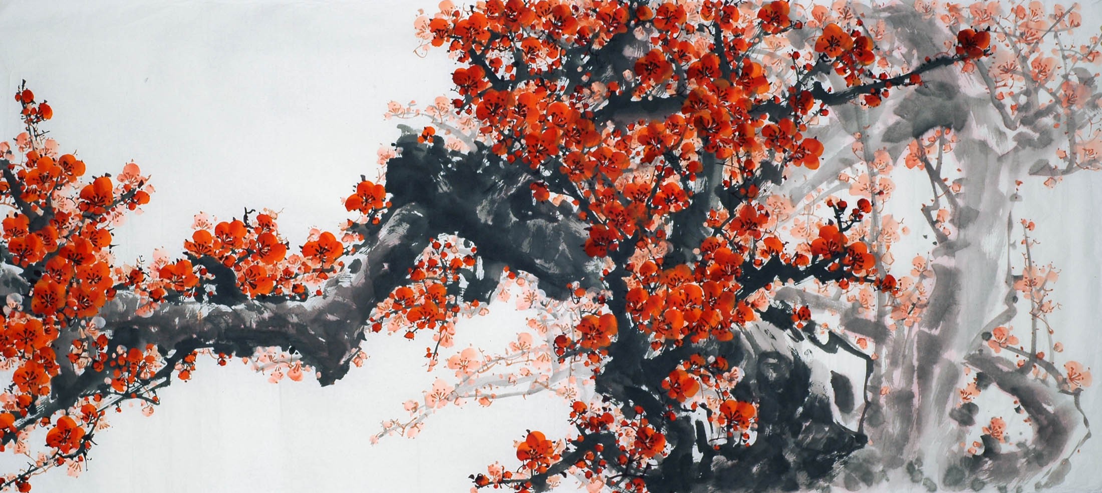 Chinese Plum Painting - CNAG009425