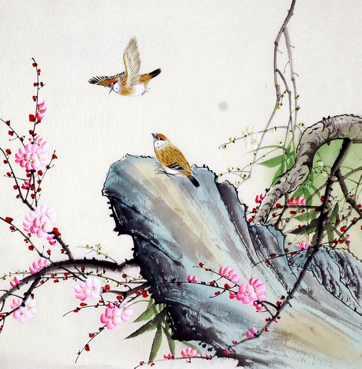 Chinese Flowers&Trees Painting - CNAG009429